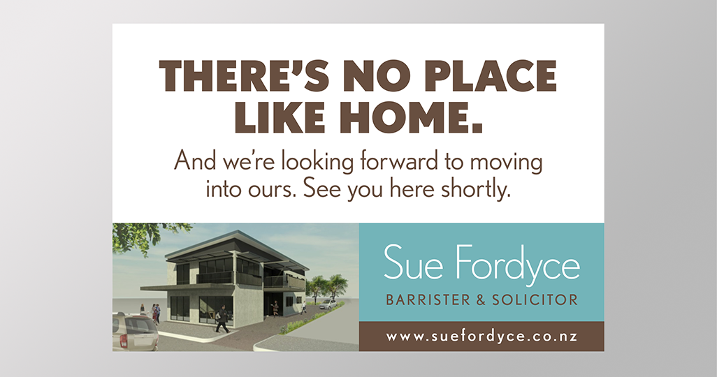 Sue Fordyce signage design